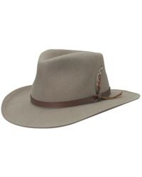 Scala - Crushable Felt Outback Hat - Lyst