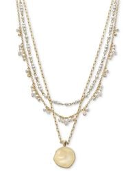 Style & Co. - Gold-tone Layered Pendant Necklace - Lyst