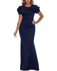 Xscape - Ruched Fit & Flare Gown - Lyst