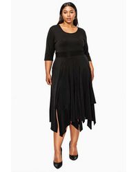 L I V D - Plus Size Shay Handkerchief Hem Dress - Lyst