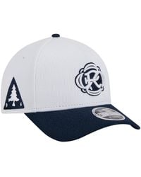 KTZ - White/navy New England Revolution 2025 Jersey Hook 9forty M-crown Adjustable Hat - Lyst