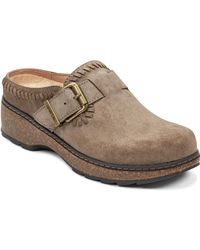 Earth - Kay Stitched Round Toe Clogs - Lyst