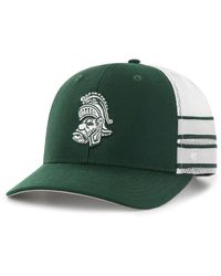 '47 - 47 Brand Michigan State Spartans Straight Eight Adjustable Trucker Hat - Lyst
