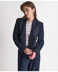 BCBGMAXAZRIA - Open-front Stand Collar Jacket - Lyst