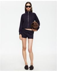 Lioness - Striped Funnel Neck Jacket - Lyst