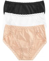 Natori - Bliss French Cut Brief Underwear 3-pack 152058mp - Lyst