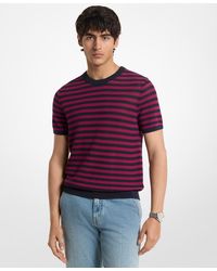 Michael Kors - Slim-fit Crewneck Cotton T-shirt - Lyst