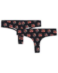 Concepts Sport - Cincinnati Bengals Record Allover Print Knit Thong - Lyst