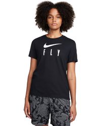 Nike - Swoosh Fly Dri-fit Crewneck Graphic T-shirt - Lyst