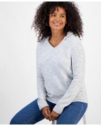 Style & Co. - Luxsoft Split-neck Hoodie - Lyst
