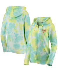 KTZ - Boston Red Sox Tie-dye Full-zip Hoodie - Lyst