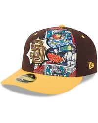 KTZ - Brown/gold San Diego Padres 2025 Mlb Diamond Hero Edition Low Profile 59fifty Fitted Hat - Lyst