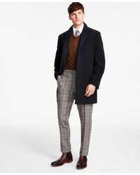 Calvin Klein - Prosper Wool-blend Slim Fit Overcoat - Lyst