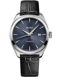 MIDO - Swiss Automatic Belluna Royal Leather Strap Watch 41mm - Lyst