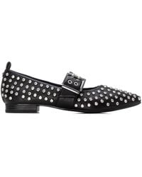 Xti - Mary Jane Studded Ballet Flats By - Lyst