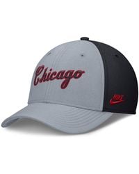 Nike - Gray/navy Chicago White Sox Rise Swoosh Performance Flex Hat - Lyst