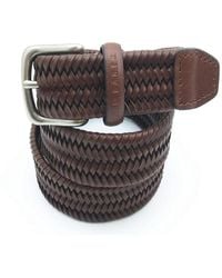 Ted Baker - Dress Braided Leather Belt - Lyst