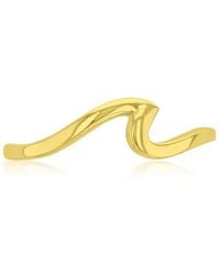 Roxy - Waterproof Yellow Wave Ring - Lyst