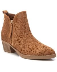 Xti - Suede Ankle Booties By - Lyst