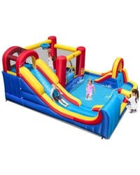 Gymax - Inflatable Water Slide Giant Kids Water Park - Lyst