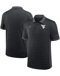 Nike - West Virginia Mountaineers 2025 Early Season Coaches Sideline Victory Stripe Performance Polo Shirt - Lyst