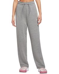 Nike - Dri-fit One French Terry High-waisted Open-hem Sweatpants - Lyst