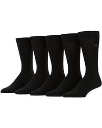 Perry Ellis - Script Logo Pattern Flat Knit Socks - Lyst