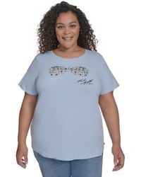 Karl Lagerfeld - Plus Size Sunglass Graphic Logo T-shirt - Lyst