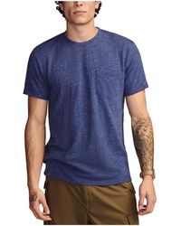 Lucky Brand - Linen Short Sleeve Pocket Crew Neck T-shirt - Lyst