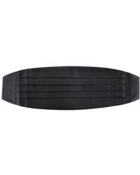 Trafalgar - Sutton Solid Color Silk Cummerbund - Lyst