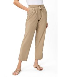 Olsen - Mona Fit Pull-on Linen Blend Pant - Lyst