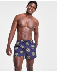 Lacoste - All-over Logo Graphics Swim Shorts - Lyst