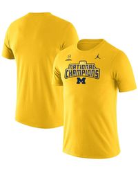 Nike - Brand Michigan Wolverines College Football Playoff 2023 National Champions Legend Performance T-shirt - Lyst