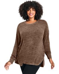 Avenue - Bec Button Detail Hacci Top - Lyst