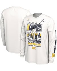 Nike - Michigan Wolverines College Football Playoff 2023 National Champions Expressive Long Sleeve T-shirt - Lyst