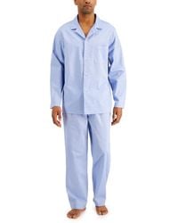 Club Room - 2-pc. Solid Oxford Pajama Set - Lyst