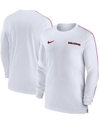 Nike - Alabama Crimson Tide 2024 Sideline Coach Uv Performance Long Sleeve T-shirt - Lyst