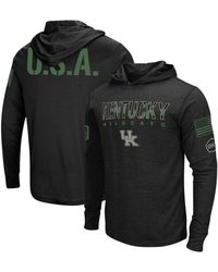 Colosseum Athletics - Kentucky Wildcats Big And Tall Oht Military-inspired Appreciation Tango Long Sleeve Hoodie T-shirt - Lyst