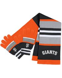 WEAR by Erin Andrews - San Francisco Giants Stripe Glove And Scarf Set - Lyst