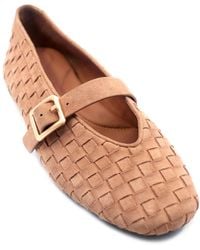 Gentle Souls - Winifred Woven Square Toe Flats - Lyst