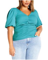 City Chic - Plus Size Selina Top - Lyst