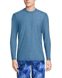 Lands' End - Tall Long Sleeve Upf 50 Swim Tee Rash Guard - Lyst