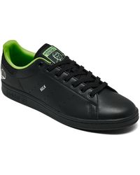 Adidas White And Green Stan Smith Recon Leather Sneakers For Men Lyst