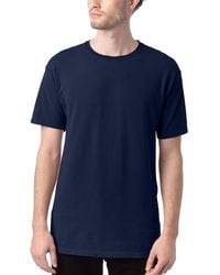 Hanes - Garment Dyed Cotton T-shirt - Lyst