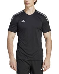 adidas - Tiro 23 Short Sleeve Metallic Football Jersey - Lyst