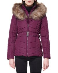 Purple Fur coats for Women | Lyst