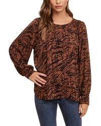 Fever - Printed Soft Crepe Blouse - Lyst