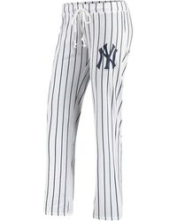 Concepts Sport - New York Yankees Vigor Pinstripe Sleep Pant - Lyst