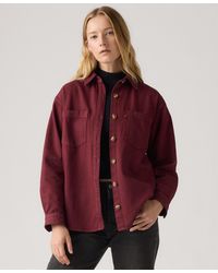 Levi's - Iris Button-front Cotton Overshirt - Lyst