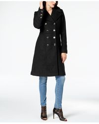 guess white wool coat